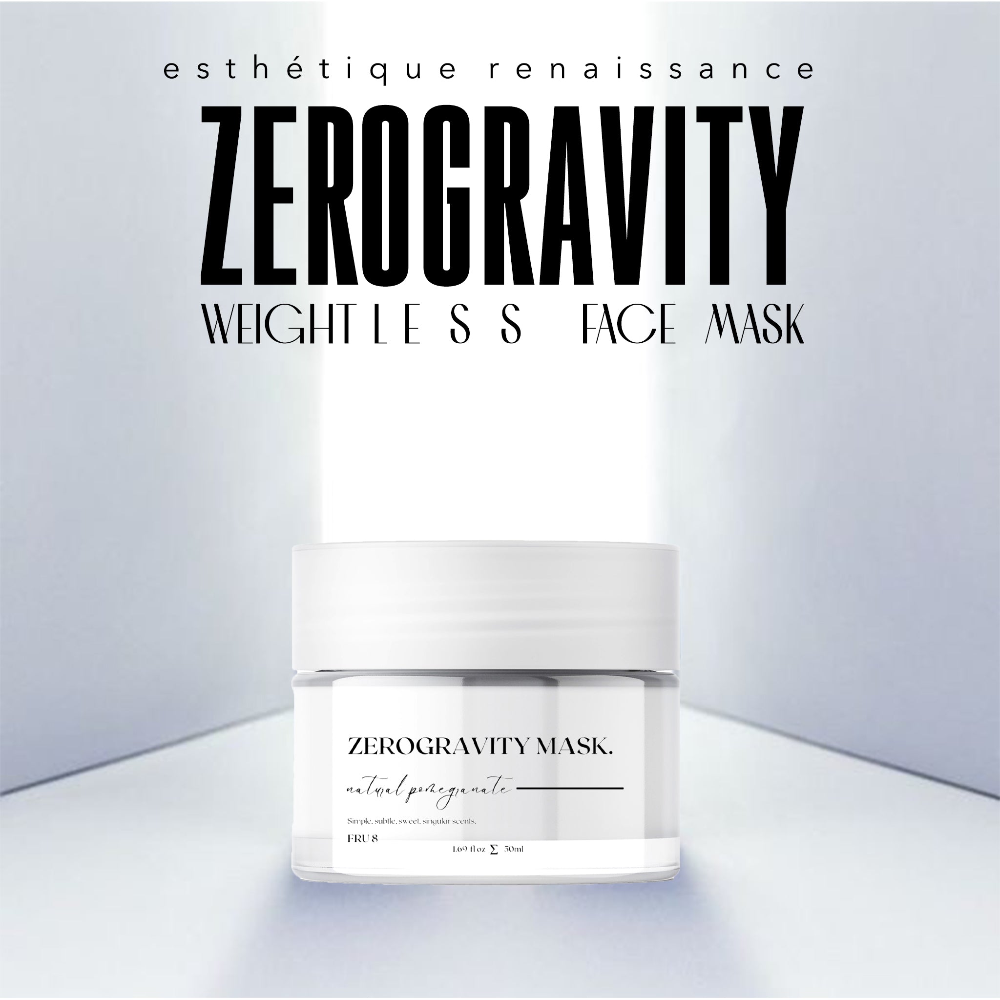 [Esthétique Renaissance] ZeroGravity Pudding Face Mask 30ml