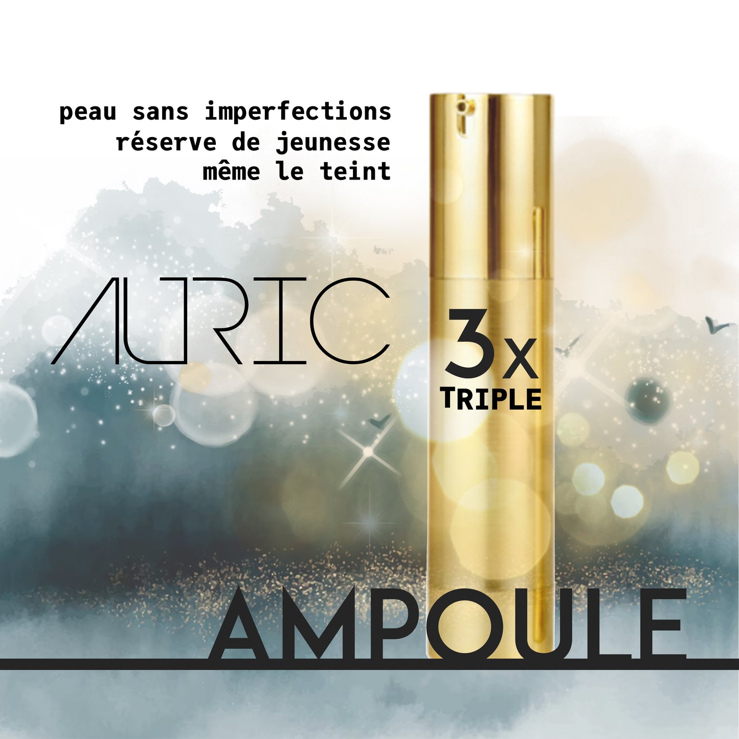 [Esthétique Renaissance] AURIC deBlemishment Face Ampoule (Gold) 30ml