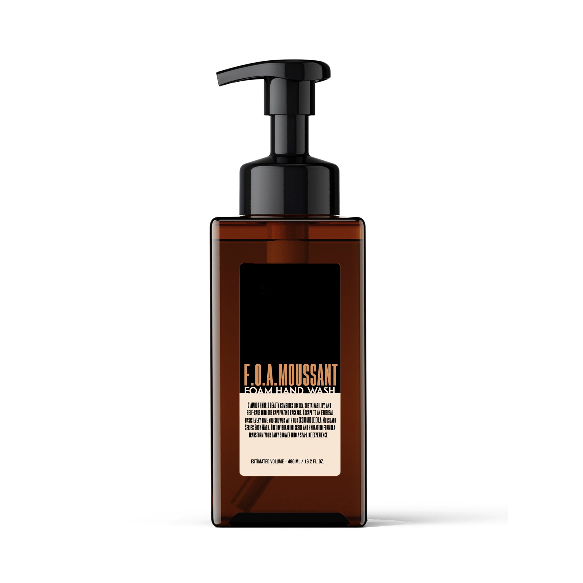 [C'A] ÉCONOMIQUE F.O.A.Moussant Hand+Body Series  (Amber) 480ml