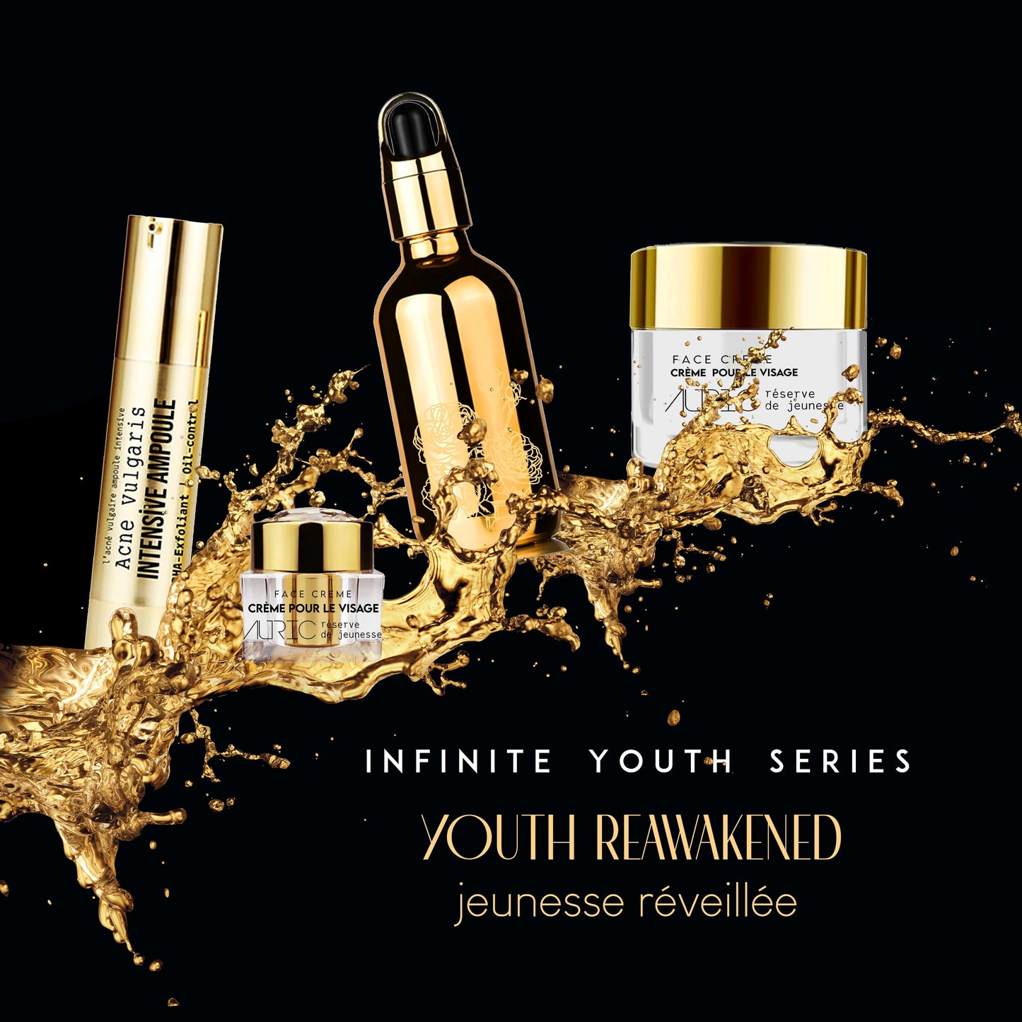 [Esthétique Renaissance] AURIC Infinite Youth Series Anti-aging Face Serum (Gold) 30ml